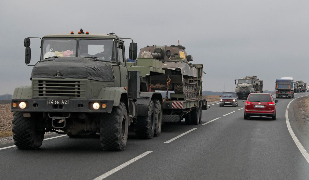 Trucks of the Ukrainian Armed Forces